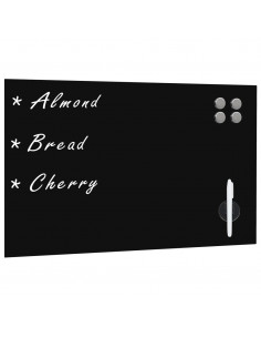 Lavagna Magnetica a Parete in Vetro 50x30 cm 2