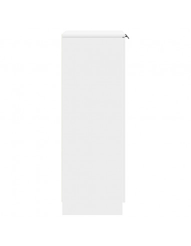 Scarpiera Bianca 59x35x100 cm in Legno Multistrato