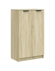 Scarpiera Rovere Sonoma 59x35x100 cm in Legno Multistrato 2