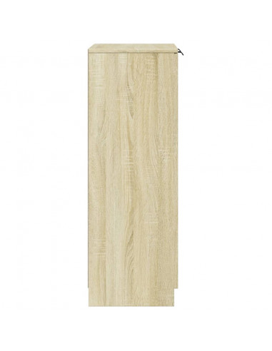 Scarpiera Rovere Sonoma 59x35x100 cm in Legno Multistrato