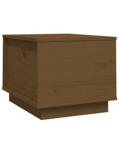 Tavolino da Salotto Miele 40x50x35 cm Legno Massello di Pino