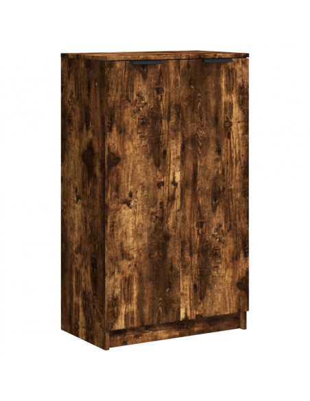 Scarpiera Rovere Fumo 59x35x100 cm in Legno Multistrato