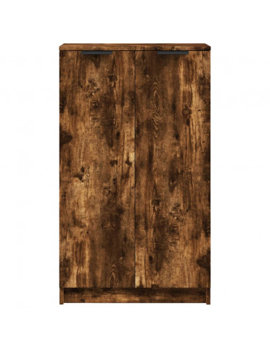 Scarpiera Rovere Fumo 59x35x100 cm in Legno Multistrato