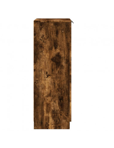 Scarpiera Rovere Fumo 59x35x100 cm in Legno Multistrato