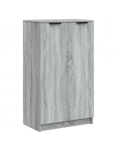Scarpiera Grigio Sonoma 59x35x100 cm in Legno Multistrato