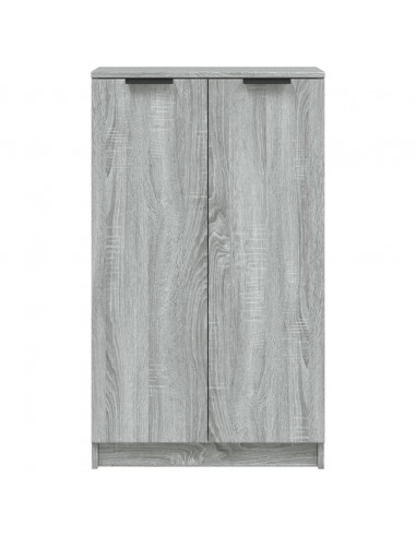 Scarpiera Grigio Sonoma 59x35x100 cm in Legno Multistrato