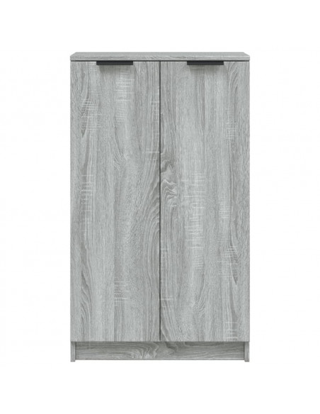 Scarpiera Grigio Sonoma 59x35x100 cm in Legno Multistrato