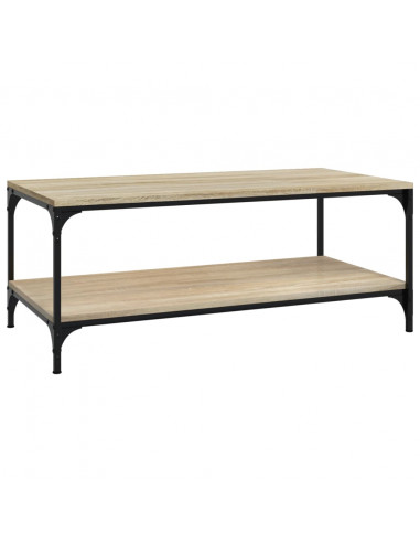 Tavolino da Salotto Rovere Sonoma 80x50x40 cm Legno Multistrato