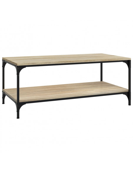 Tavolino da Salotto Rovere Sonoma 80x50x40 cm Legno Multistrato