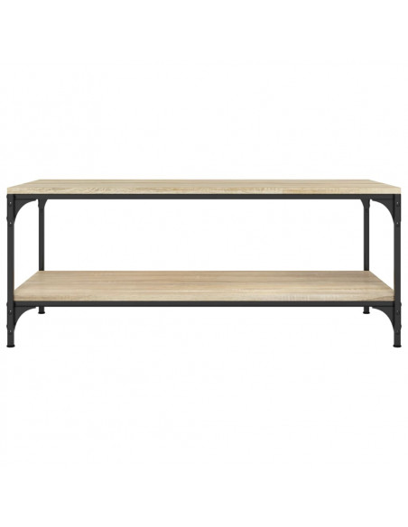 Tavolino da Salotto Rovere Sonoma 80x50x40 cm Legno Multistrato