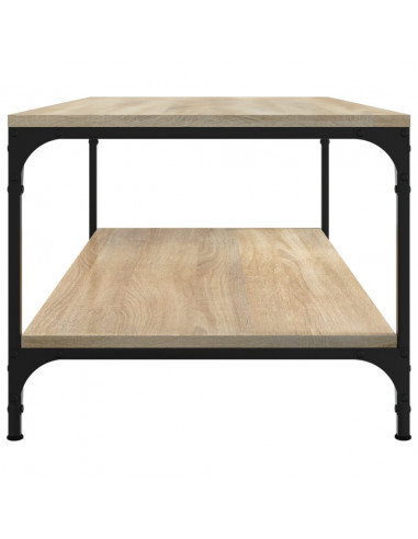 Tavolino da Salotto Rovere Sonoma 80x50x40 cm Legno Multistrato