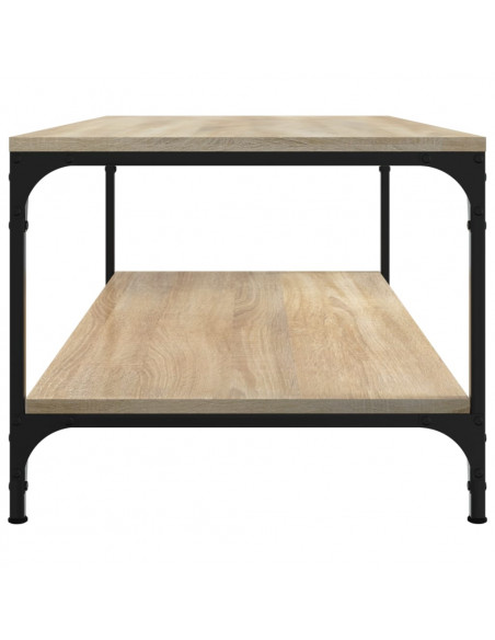 Tavolino da Salotto Rovere Sonoma 80x50x40 cm Legno Multistrato