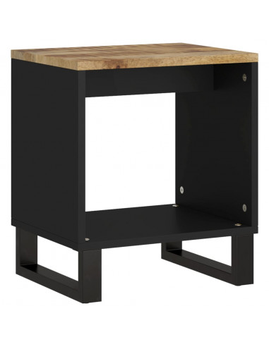 Tavolino da Soggiorno 40x31x46 cm Massello Mango e Multistrato