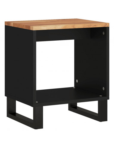 Tavolino da Soggiorno 40x31x46 cm Massello Acacia e Multistrato