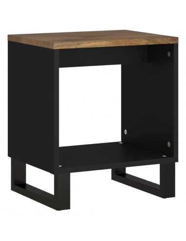 Tavolino da Soggiorno 40x31x46 cm Massello Mango e Multistrato