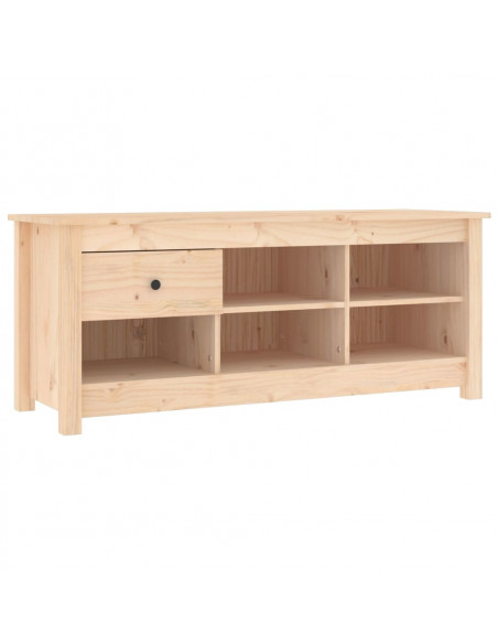 Scarpiera 110x38x45,5 cm in Legno Massello di Pino