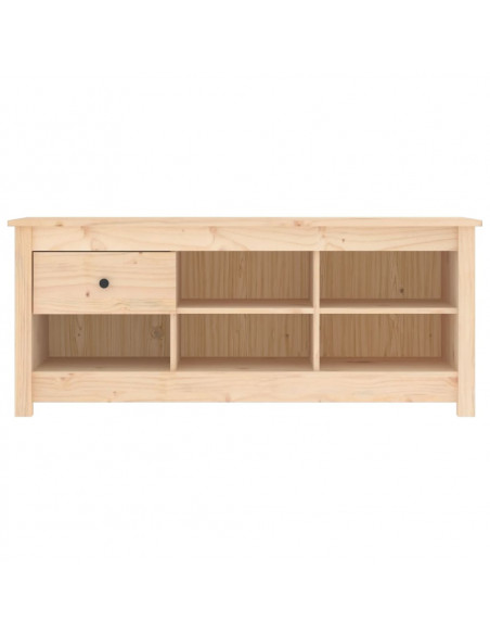 Scarpiera 110x38x45,5 cm in Legno Massello di Pino