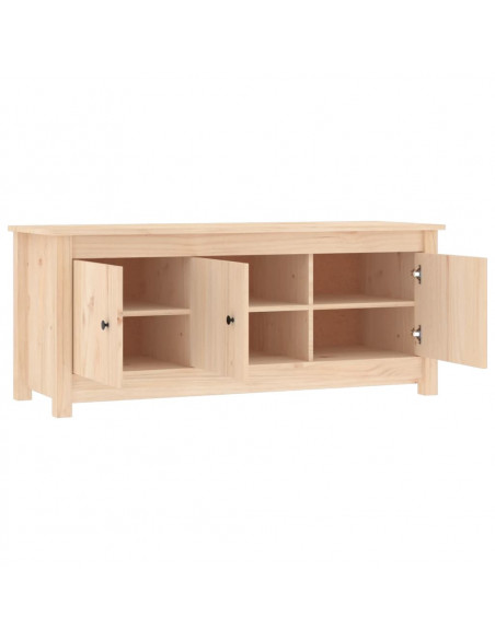 Scarpiera 110x38x45,5 cm in Legno Massello di Pino