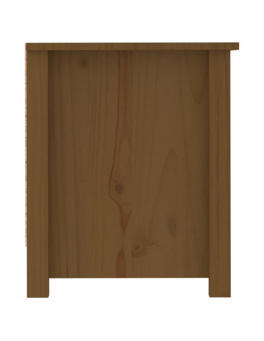 Scarpiera Miele 110x38x45,5 cm in Legno Massello di Pino