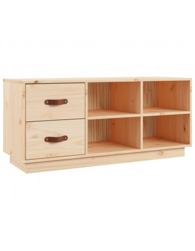 Scarpiera 100x34x45 cm in Legno Massello di Pino