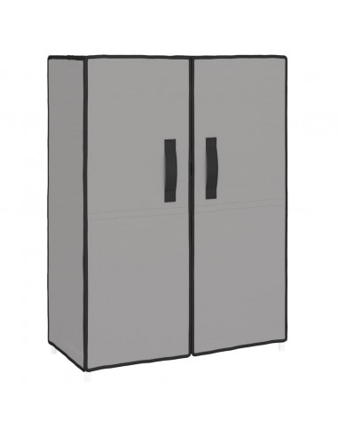 Scarpiera Grigia 60x28x90 cm Tessuto