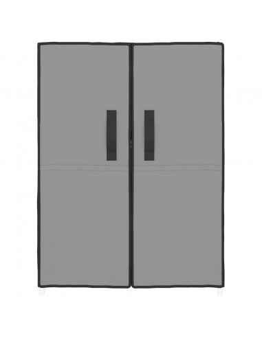 Scarpiera Grigia 60x28x90 cm Tessuto