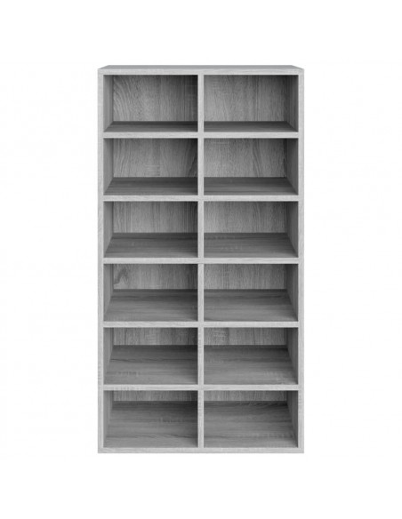 Scarpiera Grigio Sonoma 54x34x100,5 cm in Legno Multistrato