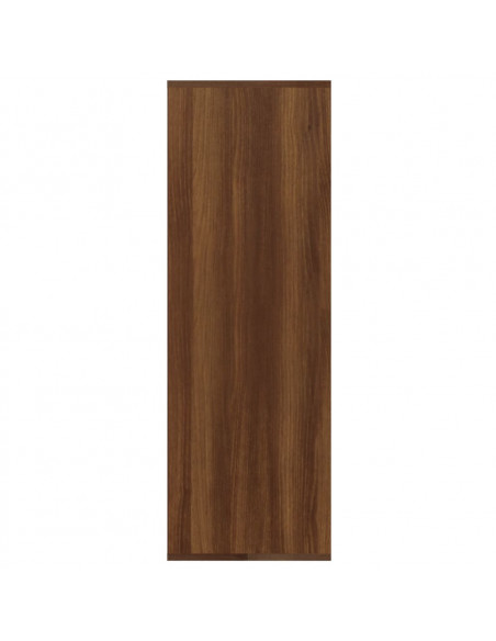 Scarpiera Rovere Marrone 54x34x100,5 cm in Legno Multistrato