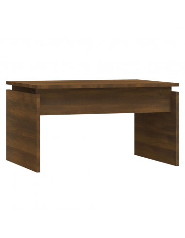 Tavolino da Salotto Rovere Marrone 68x50x38 cm in Multistrato