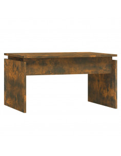 Tavolino da Salotto Rovere Fumo 68x50x38 cm Legno Multistrato 2