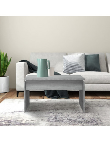 Tavolino da Salotto Grigio Sonoma 68x50x38 cm Legno Multistrato