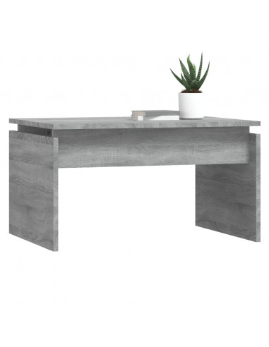 Tavolino da Salotto Grigio Sonoma 68x50x38 cm Legno Multistrato