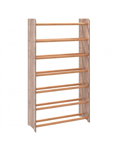 Scarpiera Marrone 65x24x117 cm in Legno Multistrato