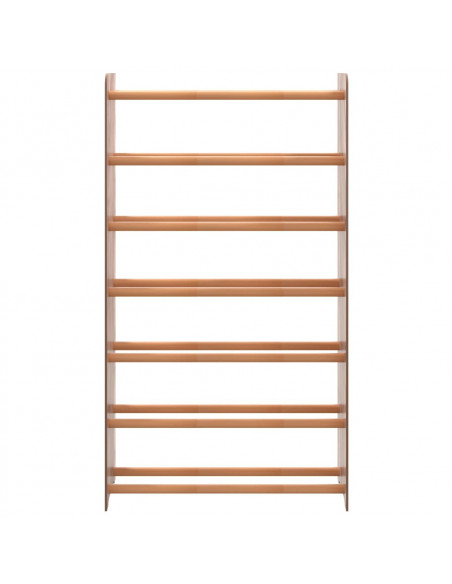 Scarpiera Marrone 65x24x117 cm in Legno Multistrato