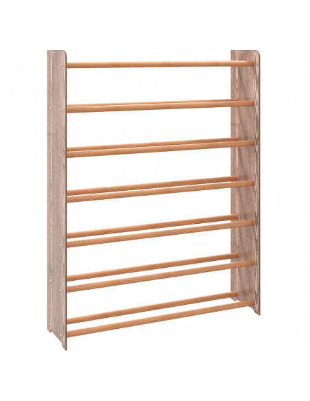 Scarpiera Marrone 90x24x117 cm in Legno Multistrato