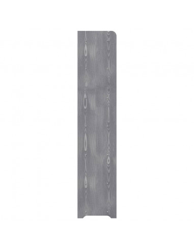 Scarpiera Grigia 90x24x117 cm in Legno Multistrato