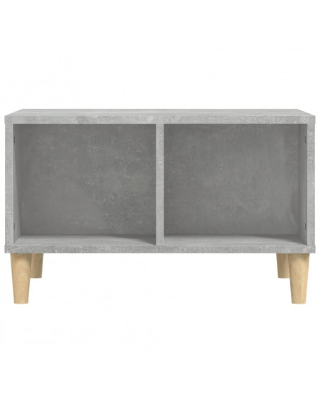Tavolino Salotto Grigio Cemento 60x50x36,5 cm Legno Multistrato