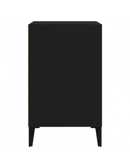 Scarpiera Nera 102x36x60 cm in Legno Multistrato