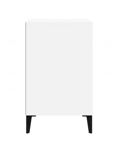 Scarpiera Bianco Lucido 102x36x60 cm in Legno Multistrato