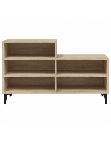 Scarpiera Rovere Sonoma 102x36x60 cm in Legno Multistrato