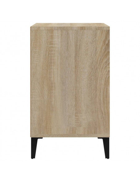 Scarpiera Rovere Sonoma 102x36x60 cm in Legno Multistrato