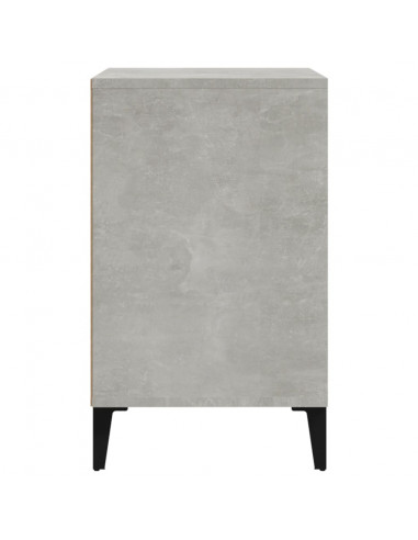 Scarpiera Grigio Cemento 102x36x60 cm in Legno Multistrato