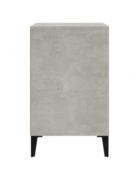 Scarpiera Grigio Cemento 102x36x60 cm in Legno Multistrato