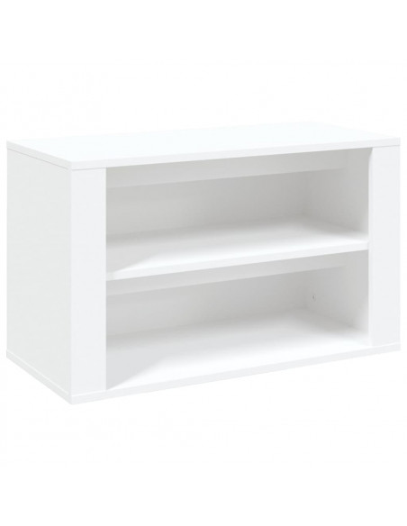 Scarpiera Bianca 75x35x45 cm in Legno Multistrato