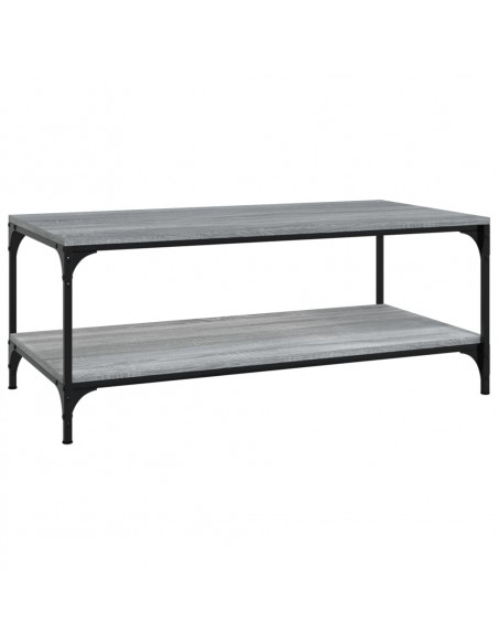 Tavolino da Salotto grigio sonoma 100x50x40cm Legno Multistrato