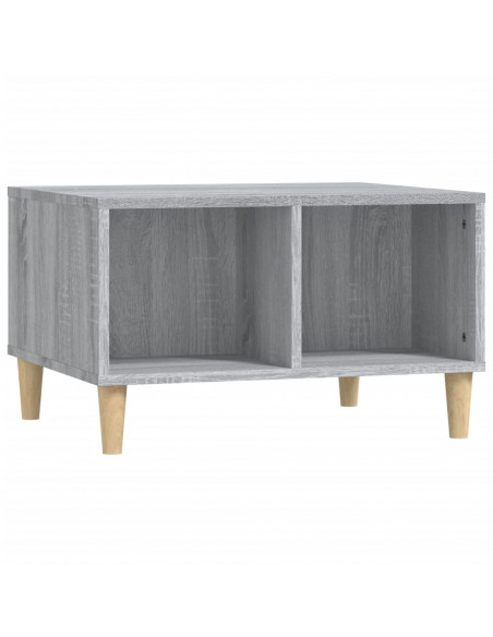 Tavolino da Salotto grigio sonoma 60x50x36,5 cm in Multistrato