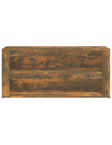 Scarpiera Rovere Fumo 100x35x45 cm in Legno Multistrato