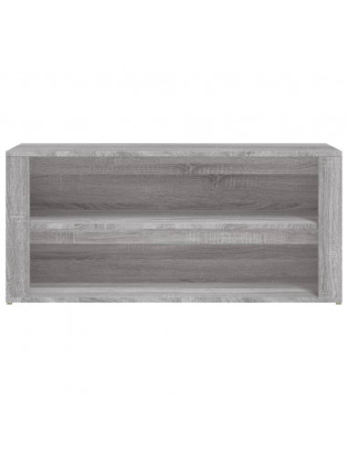 Scarpiera Grigio Sonoma 100x35x45 cm in Legno Multistrato