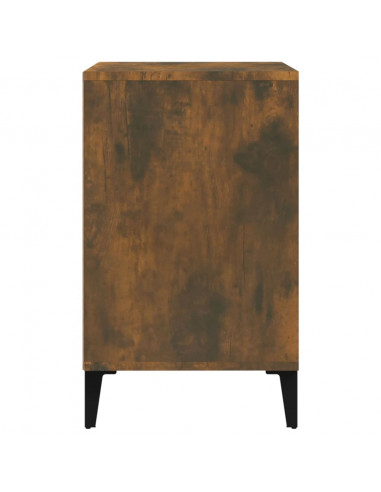 Scarpiera Rovere Fumo 102x36x60 cm in Legno Multistrato