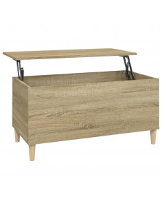 Tavolino Salotto Rovere Sonoma 90x44,5x45 cm Legno Multistrato 2